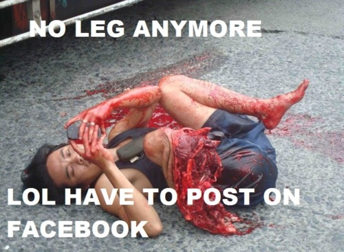 La pierna la busco en twitter, pero creo que la pierdo en facebook