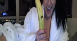 Sexo con bananas divertido