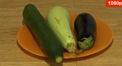 Masturbación anal orgánica con verduras